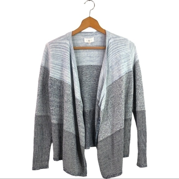 Lou & Grey - Open Front Waterfall Cardigan - XS - Picture 7 of 7